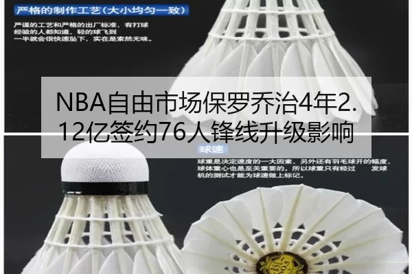 NBA自由市场保罗乔治4年2.12亿签约76人锋线升级影响